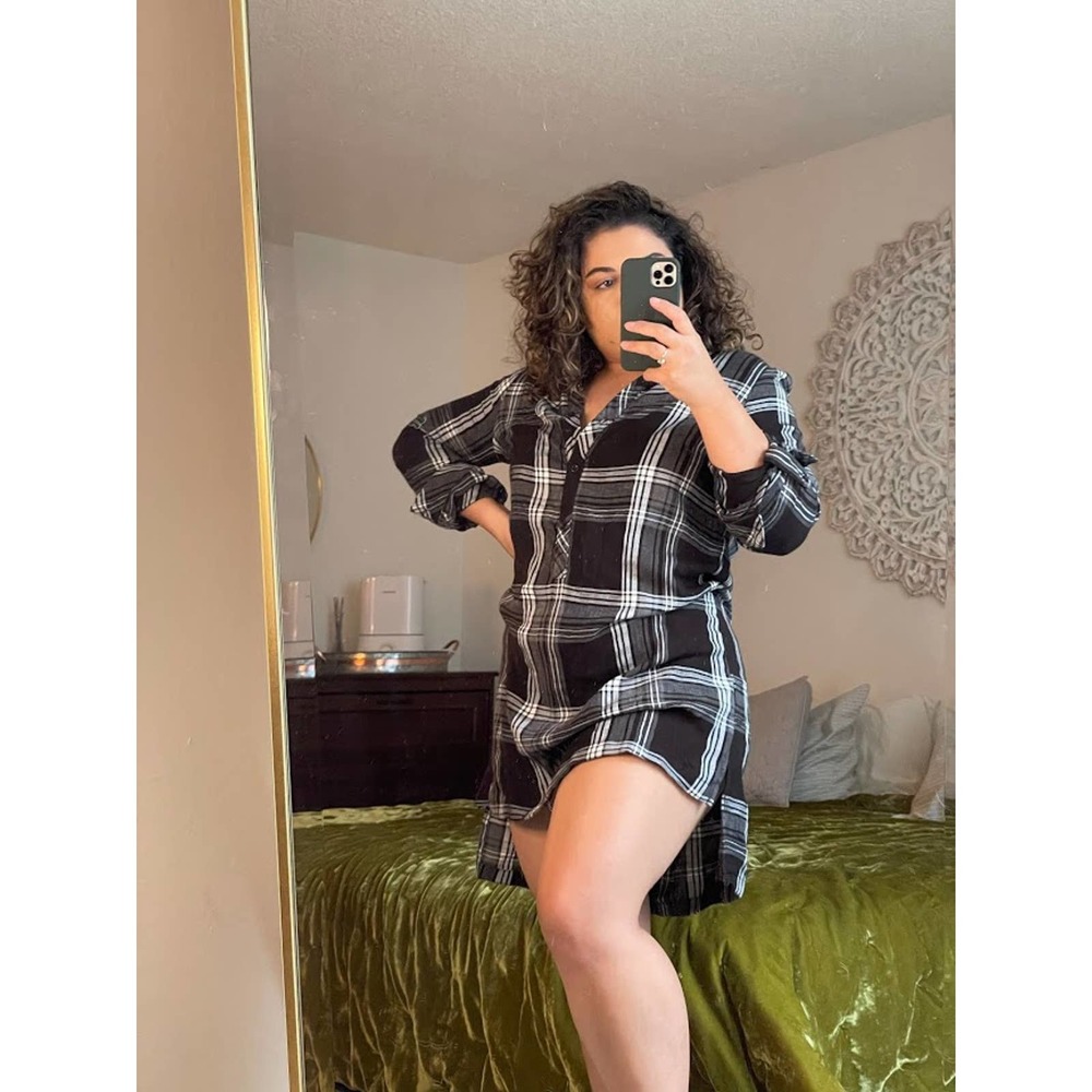 Maven West Plaid Shirt Dress